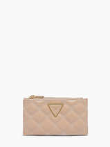 Portemonnee Guess Beige giully QA874836