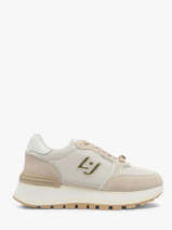 Sneakers Uit Leder Liu jo Beige women BA4005PX