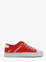 Sneakers Mustang Rood women 1376303