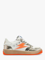 Sneakers Uit Leder Semerdjian Oranje accessoires NUN11554