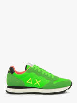 Sneakers Sun68 Groen men Z34101