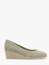 Pumps Uit Leder Tamaris Groen accessoires 42