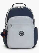 Sac  Dos 1 Compartiment + Pc 15" Kipling Bleu back to school / pbg PBGI5140