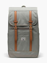 Sac  Dos 1 Compartiment + Pc 15" Herschel Vert classics 11397