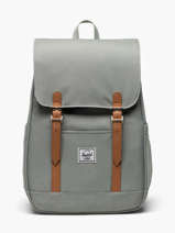 Sac  Dos 1 Compartiment Herschel Vert classics 11400