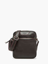 Cross Body Tas M Foulonn Leder Etrier Bruin foulonne EFOU729M