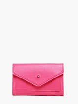 Portefeuille Madras Cuir Etrier Rose madras EMAD469