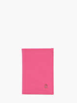 Porte-cartes Madras Cuir Etrier Rose madras EMAD013