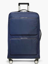 Valise Souple Leo Nylon Recycl Lancel Bleu leo A12485