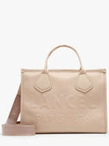 Cabas Zipp M Jour Cuir Lancel Beige jour A12996