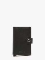 Porte-cartes Crisple Cuir Secrid Noir crisple MC