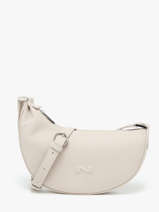 Sac Bandoulire Oly Cuir Nathan baume Beige nathan 1932 62