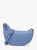 Sac Bandoulire Oly Cuir Nathan baume Bleu nathan 1932 62