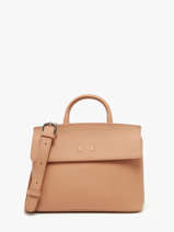 Sac Bandoulire Calie Cuir Nathan baume Marron nathan 19