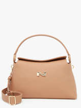 Sac Port paule Freesia Cuir Nathan baume Marron eden 4