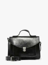 Sac Mademoiselle George clipse Cuir Paul marius Noir eclipse GEORGECL