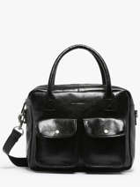 Sac Le Dandy clipse Cuir Paul marius Noir eclipse DANDYECL