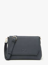 Sac Bandoulire Tycia Cuir Nathan baume Bleu victoria 89