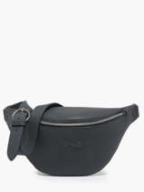 Sac Banane Small Derby Cuir Nathan baume Bleu n city 25