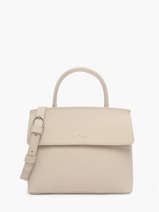 Sac Bandoulire Clarita Cuir Nathan baume Beige nathan 18