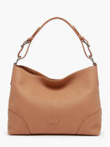 Sac Port paule Tango Bis Cuir Nathan baume Marron nathan 52