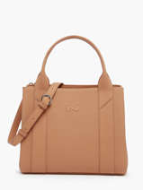 Sac  Main Breda Cuir Nathan baume Marron mondrian 2