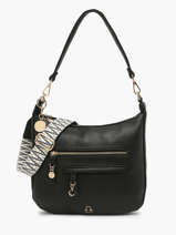 Sac Port paule Zip Lulu castagnette Noir zip VICTOR