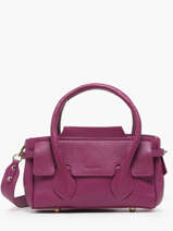 Sac Port Main Madeleine S Art Dco Cuir Paul marius Violet la suite art deco MADESART