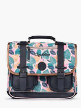 Boekentas 2 Compartimenten Cameleon Roze vintage fantasy PBVGCA38