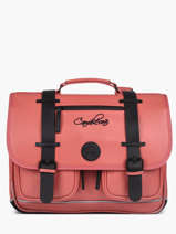 Cartable 2 Compartiments Cameleon Rose vintage north PBVWCA38