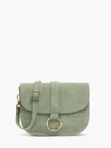 Cross Body Tas Velvet Leder Milano Groen velvet VE23112