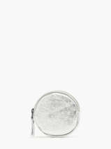 Porte-monnaie Rond Nine Cuir Milano Argent nine NI21127N