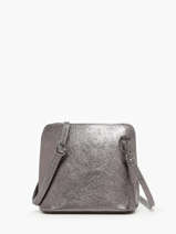 Sac Bandoulire Nine Cuir Milano Gris nine NI23117N