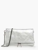 Sac Bandoulire Nine Cuir Milano Argent nine NI22112N