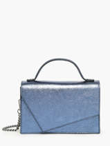 Sac Bandoulire Nine Cuir Milano Bleu nine NI23111