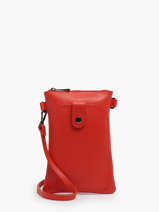Telefoonetui Caviar Leder Milano Rood caviar CA23061