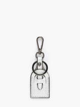 Sleutelhanger Caviar Leder Milano Zilver caviar CA23119