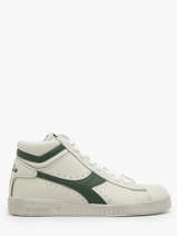 Sneakers Game L Hi Waxed Uit Leder Diadora Wit unisex 178300