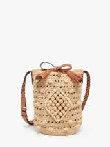 Sac Bandoulire Raphia Gerard darel Beige raphia E454