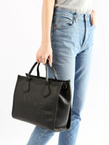 Handtas M Jour Leder Lancel Blauw jour A12996-vue-porte