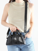 Sac Mini Bowling clipse Cuir Paul marius Marron eclipse MINIBECL-vue-porte