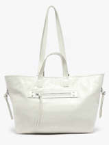 Sac Port Main Jess Cuir Great by sandie Blanc jess AMA