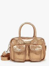 Sac Bandouli�re Vintage Cuir Paul marius Or vintage LEDANDYS