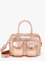 Cross Body Tas Vintage Leder Paul marius Goud vintage LEDANDYS