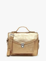 Sac  Mademoiselle George Cuir Paul marius Or vintage GEORGE