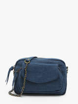 Sac Bandoulire Codette Coton Pieces Bleu codette 17150467