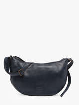 Sac Bandoulire Cow Cuir Basilic pepper Bleu cow BCOW71