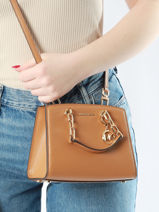 Sac Bandouli�re Cynthia Cuir Michael kors Marron cynthia S4GCYC1T-vue-porte