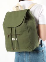 Rugzak Eliot Katoen Hindbag Groen best seller ELIOT-vue-porte