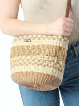 Sac Bandoulire Buglas Papier Les tropeziennes Beige buglas TZ01